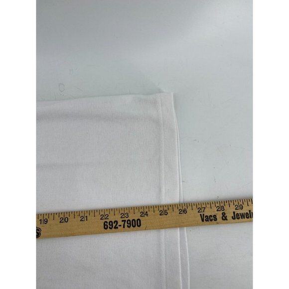 Paul Harris Design Women's White American Embroidered Flag T-Shirt Size L - Picture 7 of 8